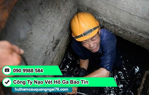 Nạo vét hố ga xã Bình Minh