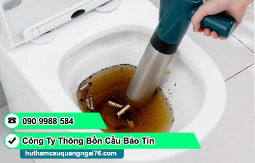 Thông tắc bồn cầu xã Trà Giang