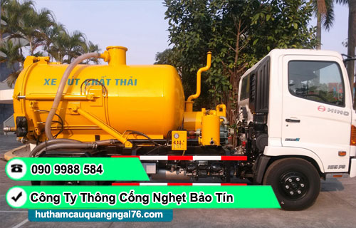 Thông cống nghẹt xã Nghĩa Hành