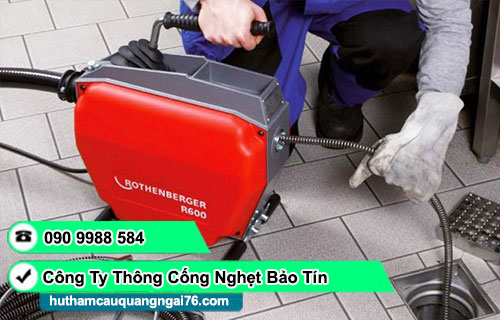 Thông cống nghẹt xã Tây Trà Bồng