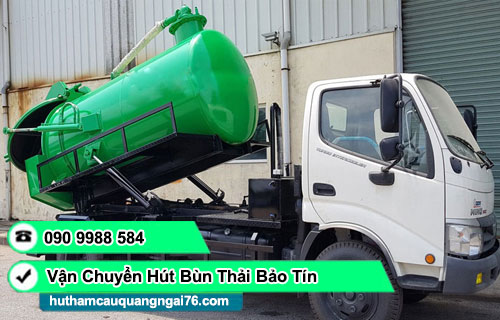 Vận chuyển hút bùn thải công nghiệp xã An Phú