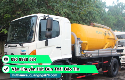 vận chuyển hút bùn thải xã Nghĩa Giang Bảo Tín