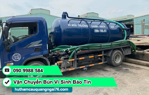 Hút chất thải công nghiệp xã Nghĩa Hành