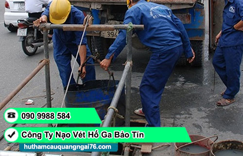 nạo vét hố ga phường Cẩm Thành Bảo Tín