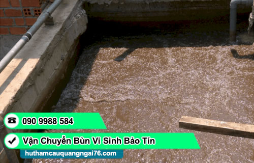Vận chuyển bùn vi sinh xã Mỏ Cày