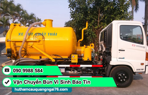 vận chuyển bùn vi sinh xã Tư Nghĩa